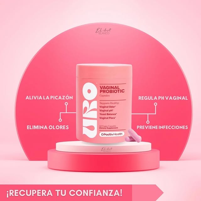 URO Vaginal Probiotics Promueve el Olor y Flora Vaginal Saludable - Skin Beauty